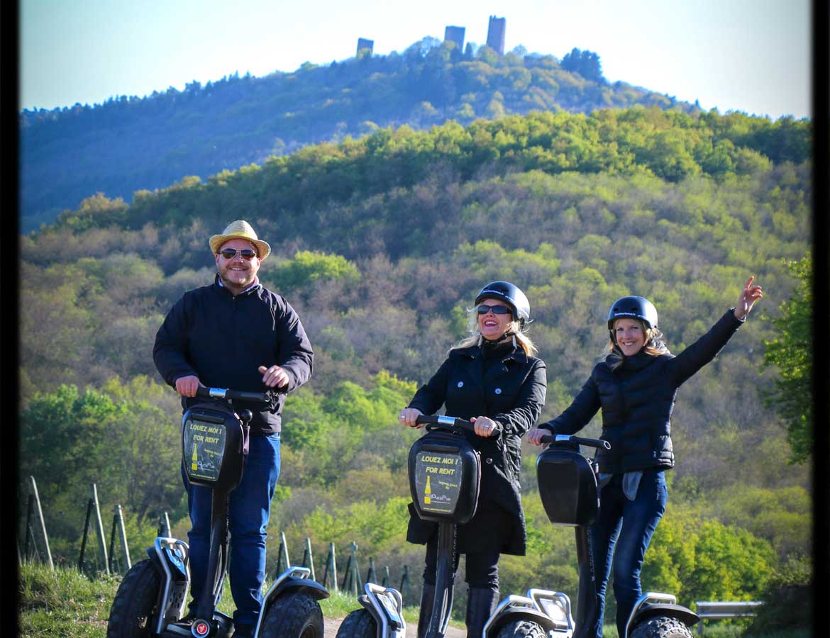 Chateaux et Segway en Alsace