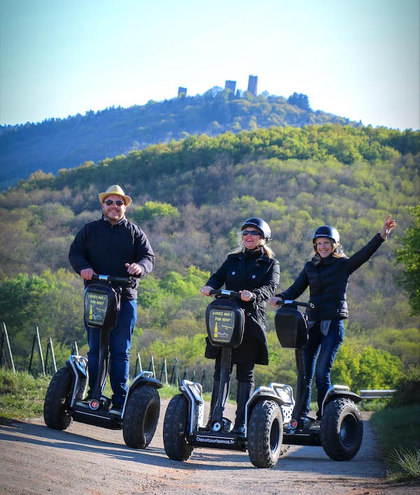 Segway en Alsace à Eguisheim